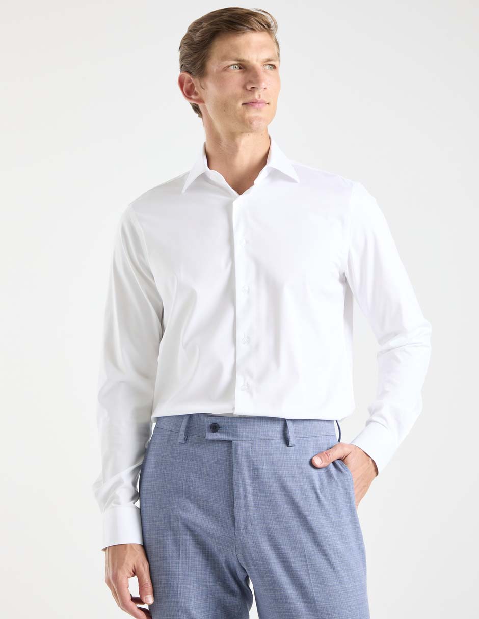 Camisa de vestir manga larga para hombre 2