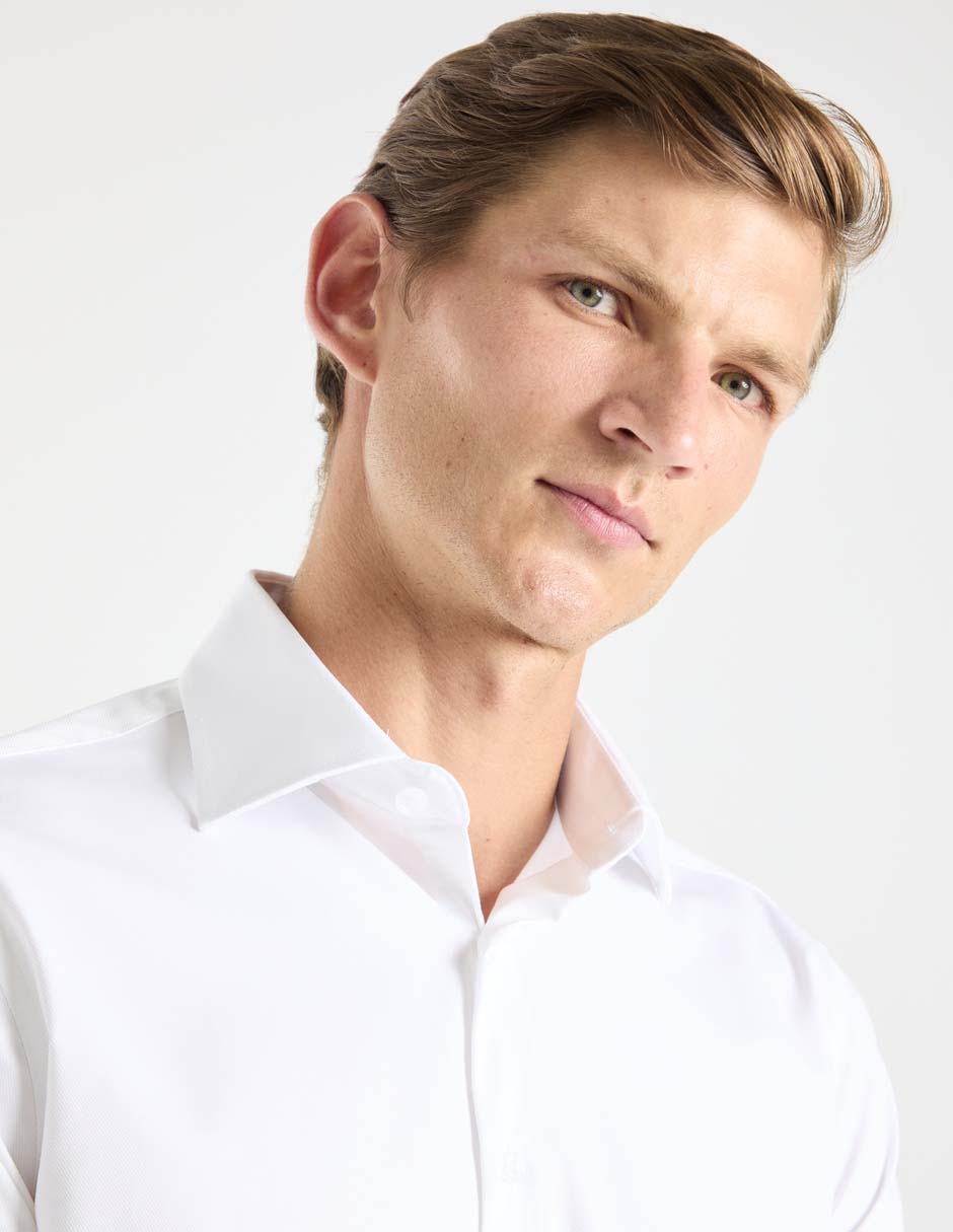 Camisa de vestir manga larga para hombre 4