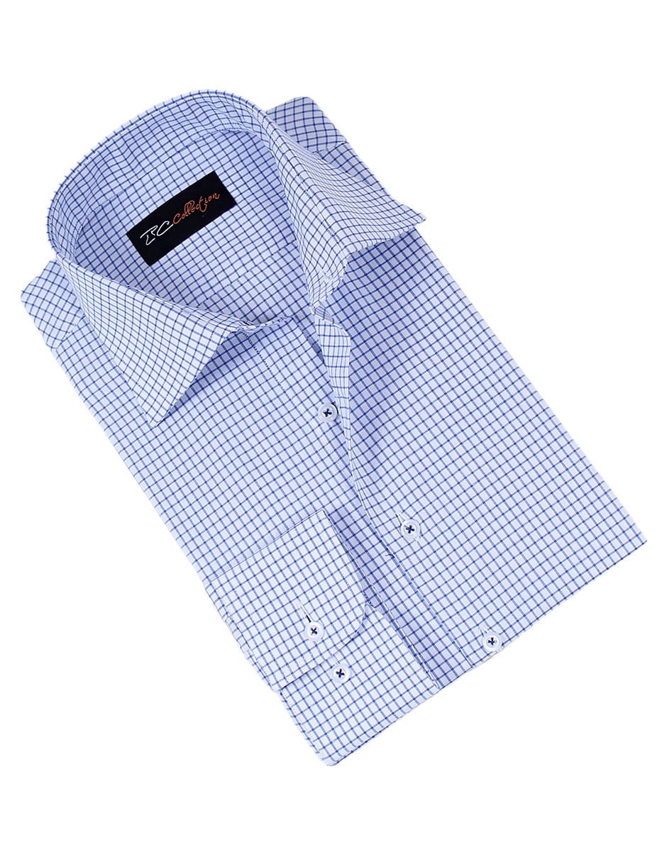 Camisa de vestir manga larga para hombre
