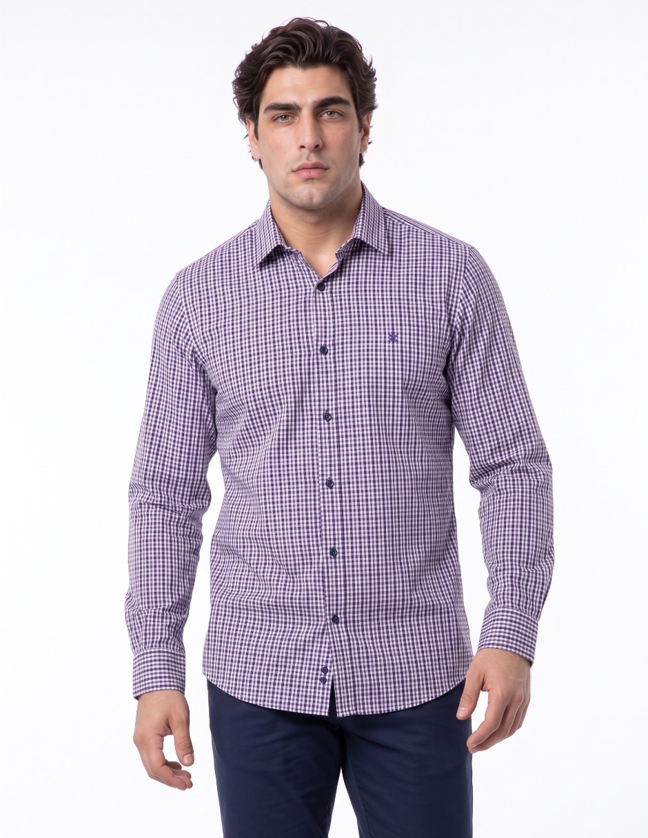 Camisa de vestir de Bambú manga larga para hombre