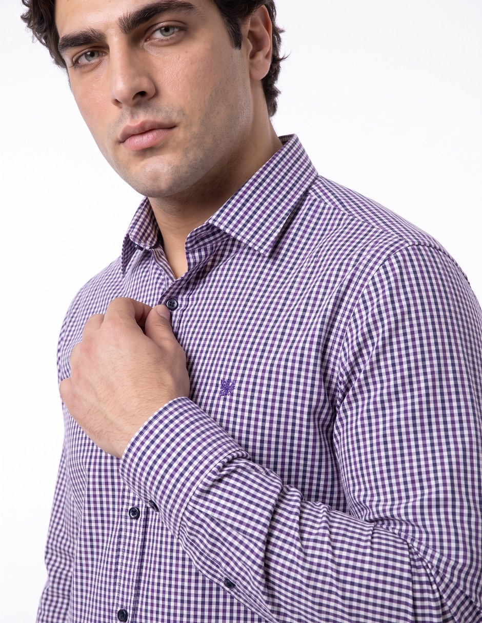 Camisa de vestir de Bambú manga larga para hombre 4