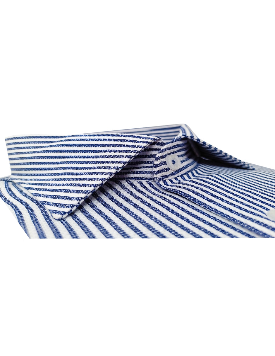 Camisa de vestir de algodón manga larga para hombre 4
