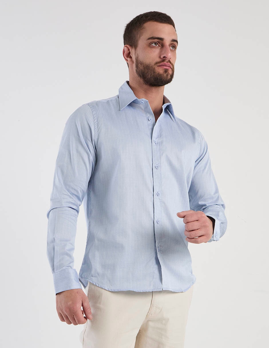 Camisa de vestir manga larga para hombre 2