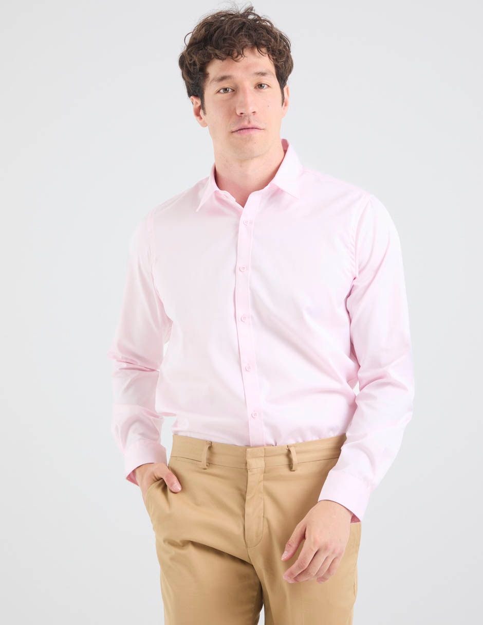 Camisa de vestir manga larga para hombre