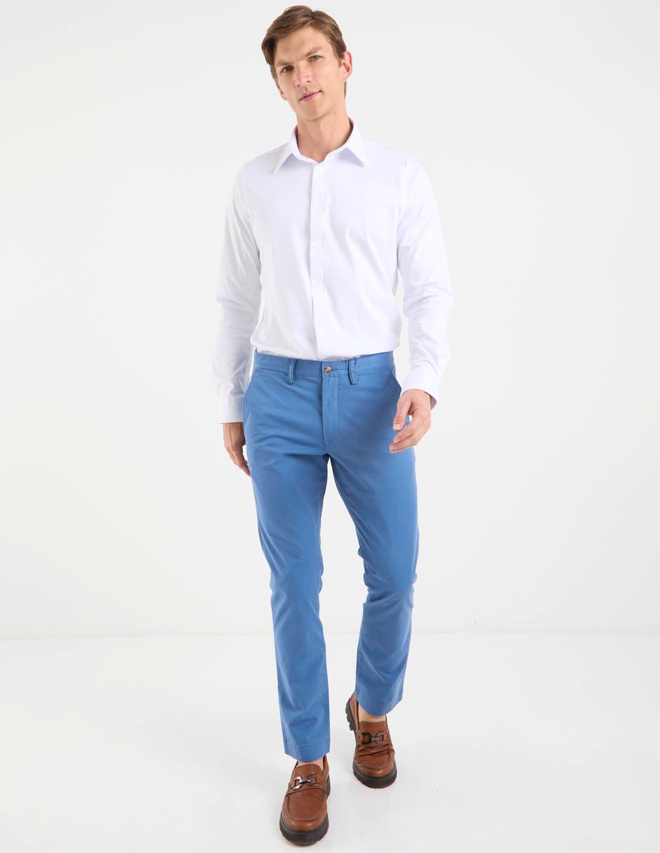 Camisa casual elemento uomo de algodón manga larga para hombre