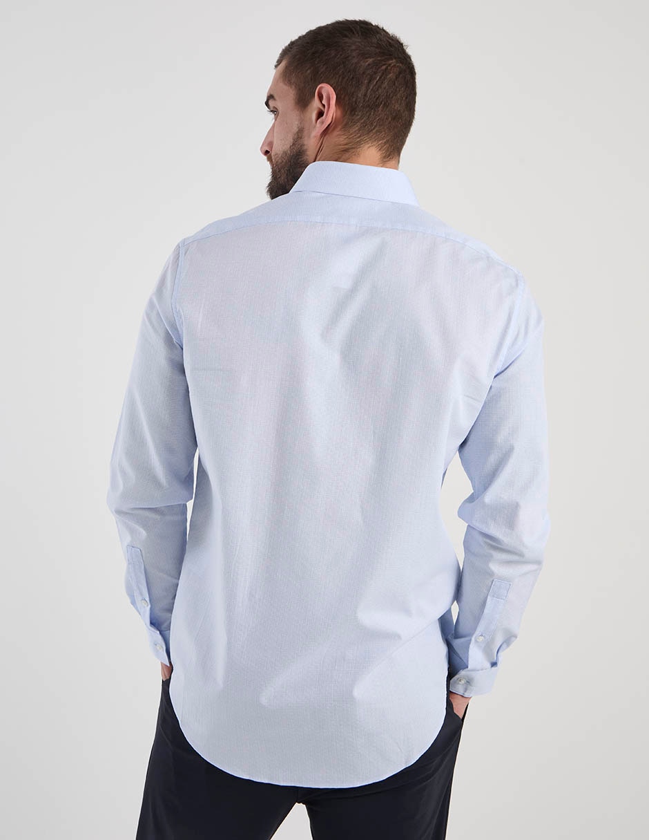 Camisa de algodón manga larga para hombre 6