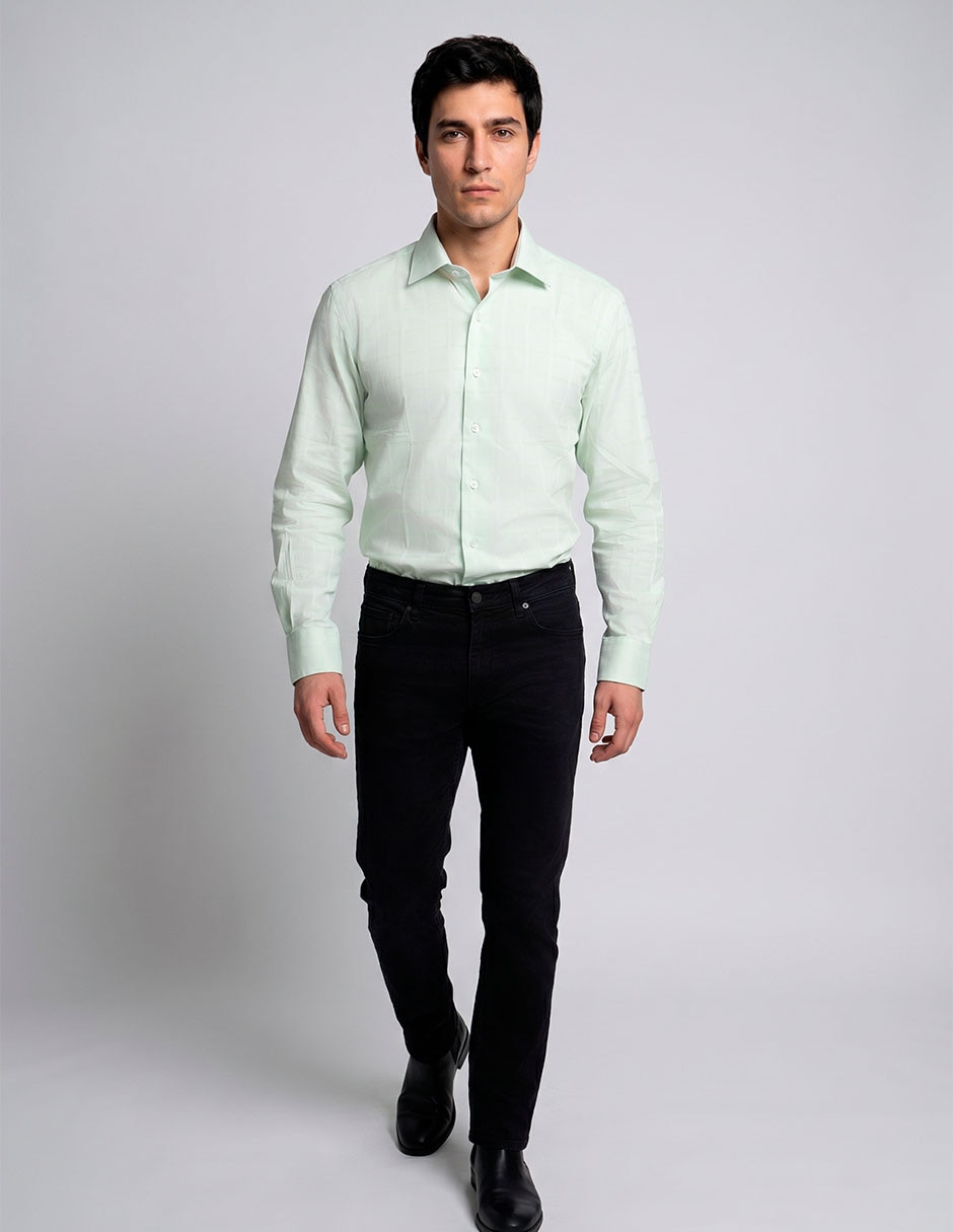 Camisa formal Manga larga para hombre Camisa formal Manga larga para hombre