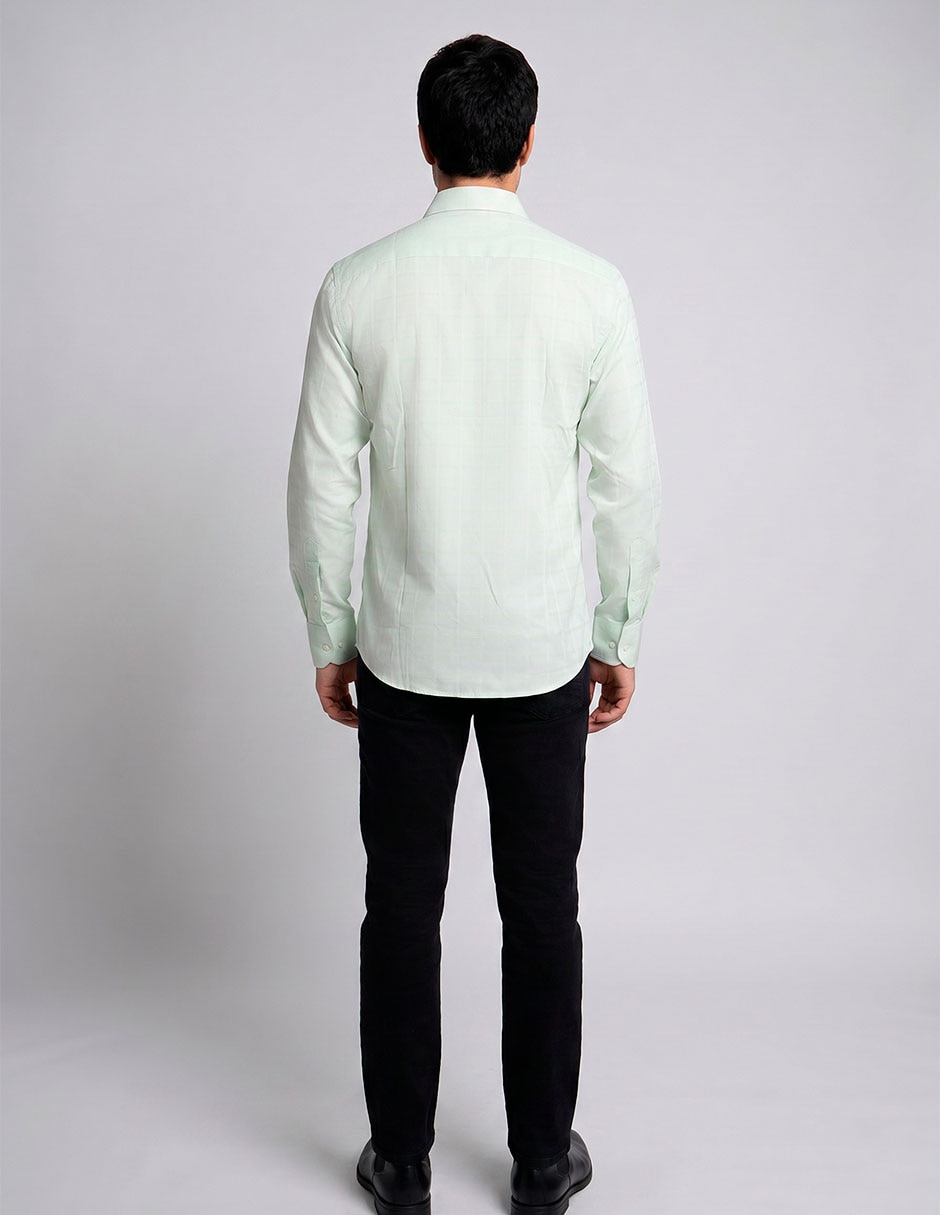 Camisa formal Manga larga para hombre 2
