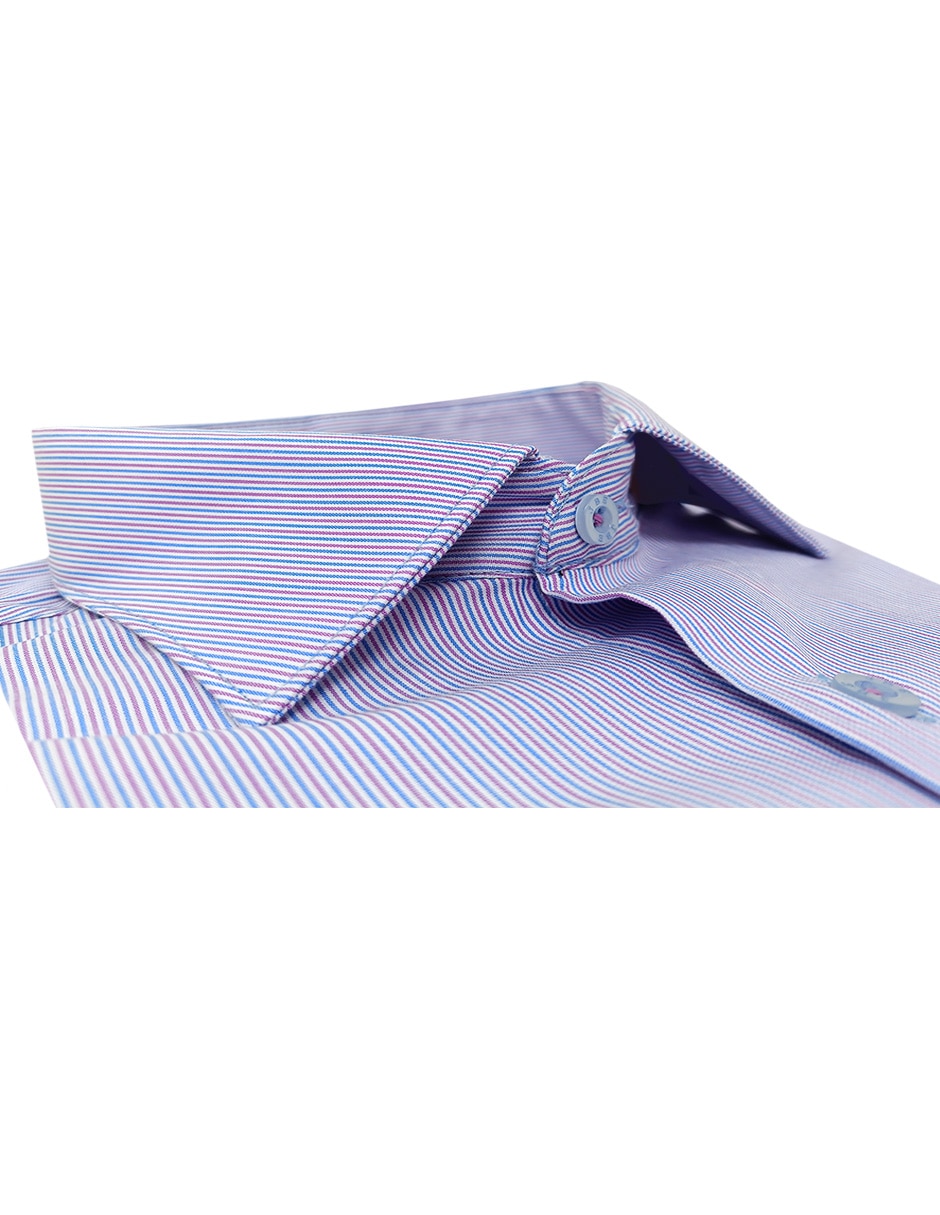 Camisa formal de algodón manga larga para hombre 2