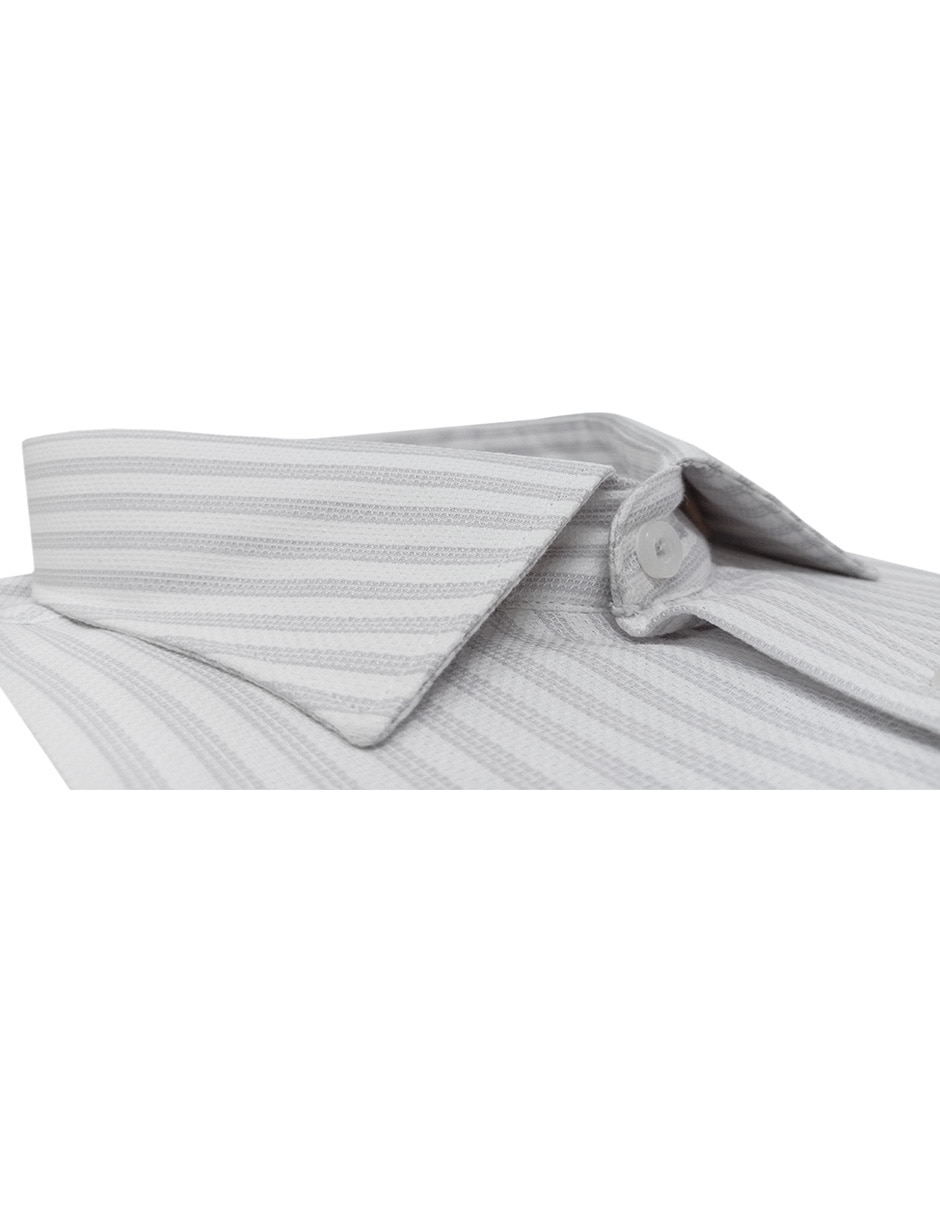 Camisa formal de algodón y manga larga para hombre 2