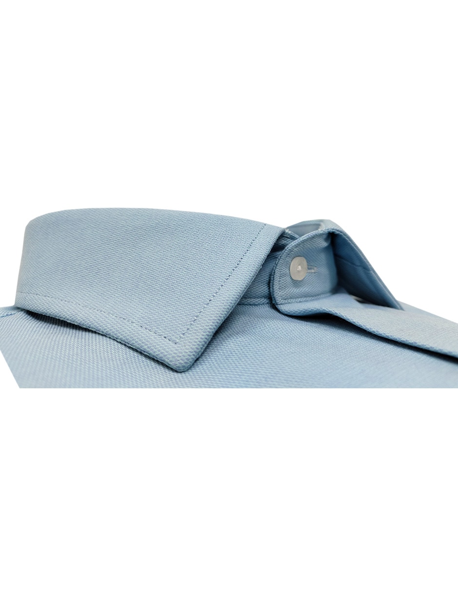 Camisa formal de algodón y manga larga para hombre 2
