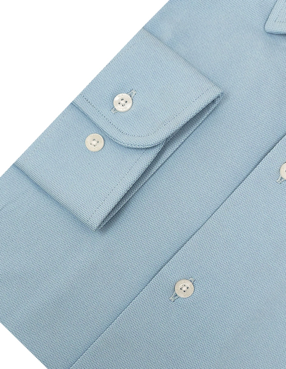 Camisa formal de algodón y manga larga para hombre 4