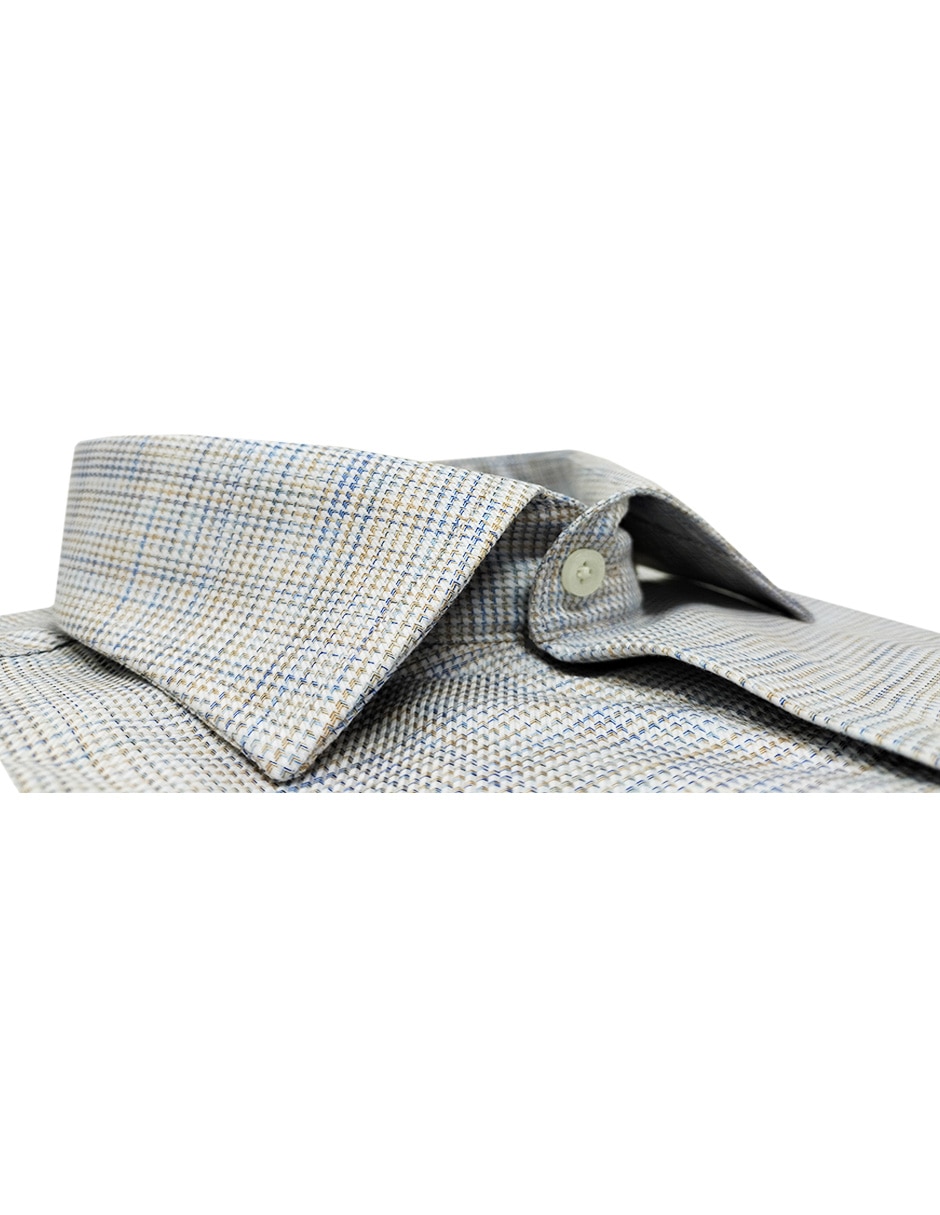 Camisa formal de algodón manga larga para hombre 2