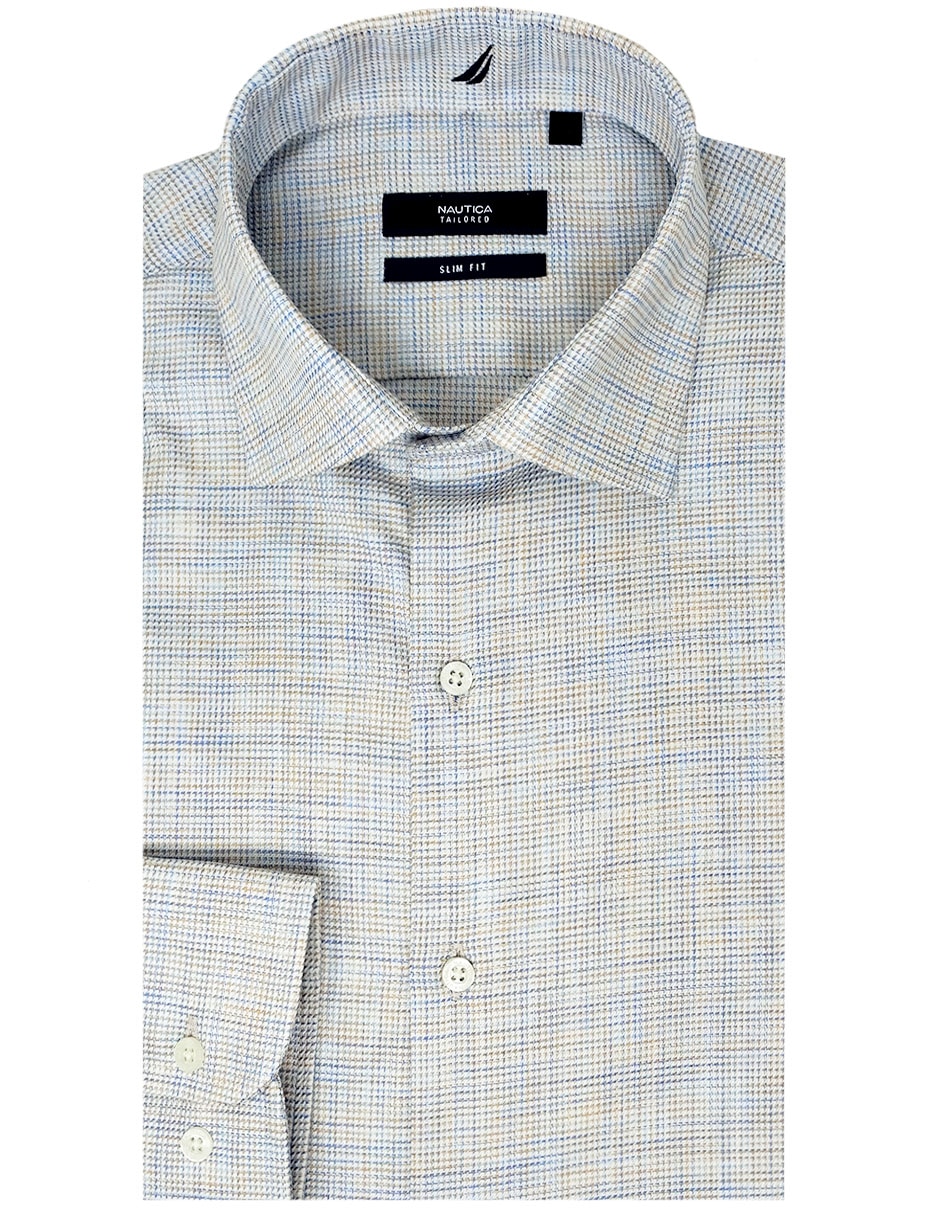 Camisa formal de algodón manga larga para hombre Camisa formal de algodón manga larga para hombre