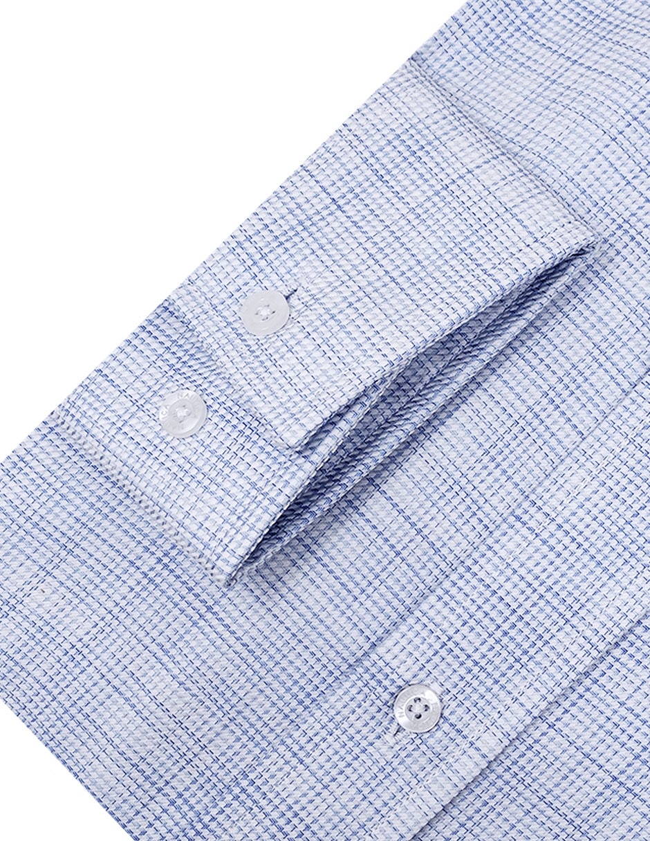 Camisa formal de algodón manga larga para hombre 3