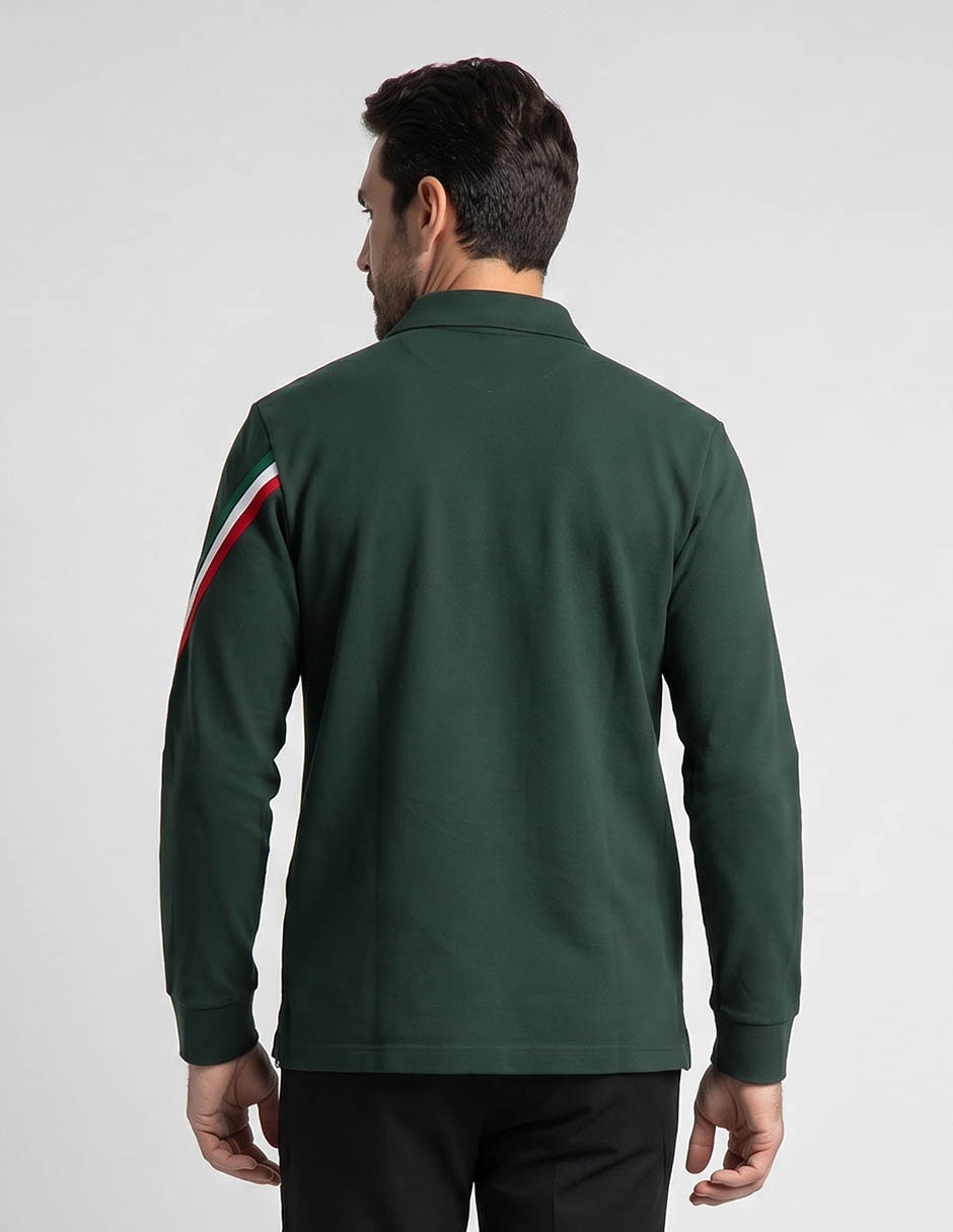 Suéter Calderoni cuello polo para hombre