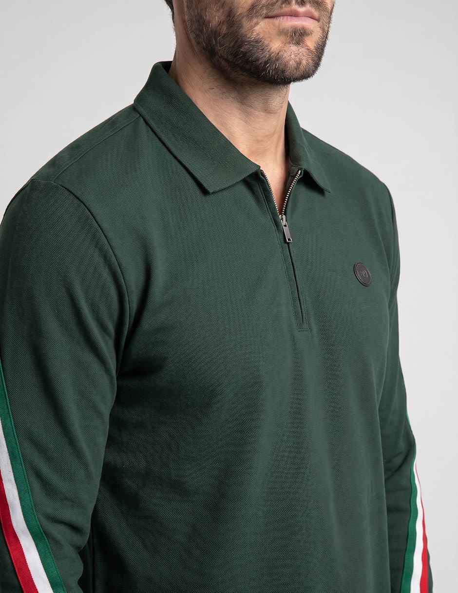 Suéter Calderoni cuello polo para hombre