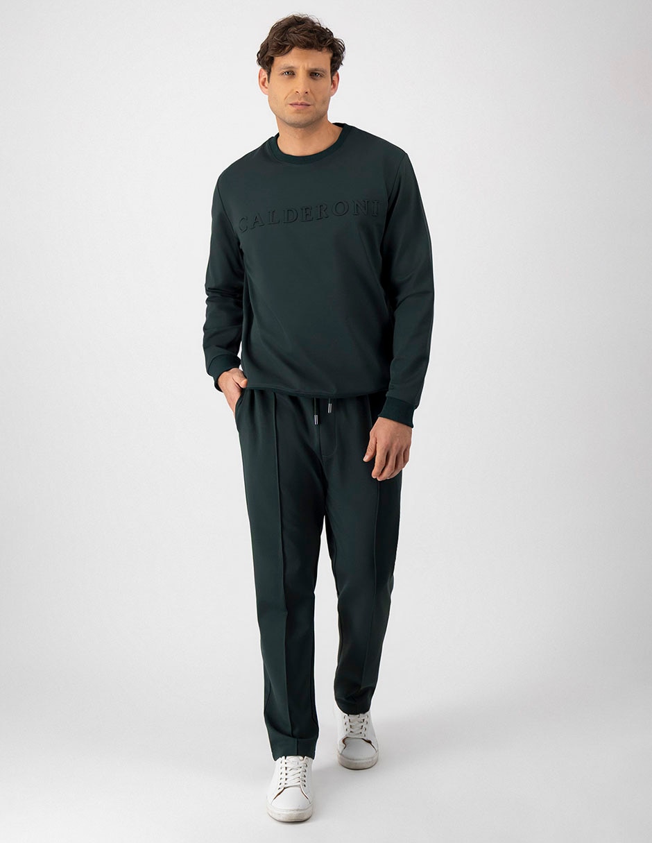 Suéter Calderoni Cuello Redondo Para Hombre