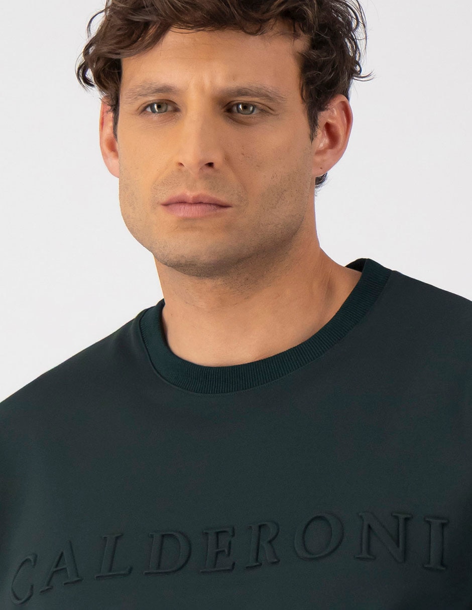 Suéter Calderoni Cuello Redondo Para Hombre