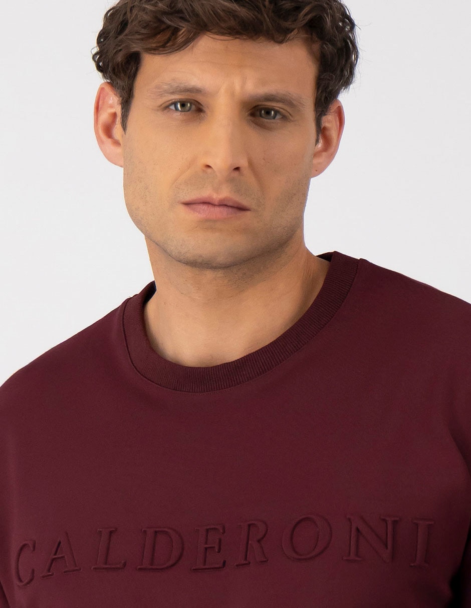 Suéter Calderoni Cuello Redondo Para Hombre
