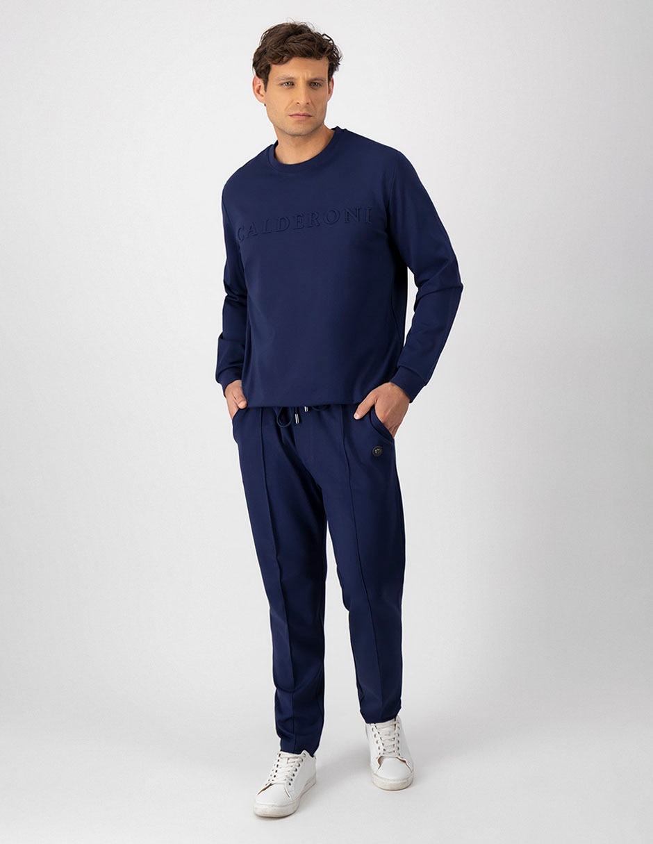 Suéter Calderoni cuello redondo para hombre