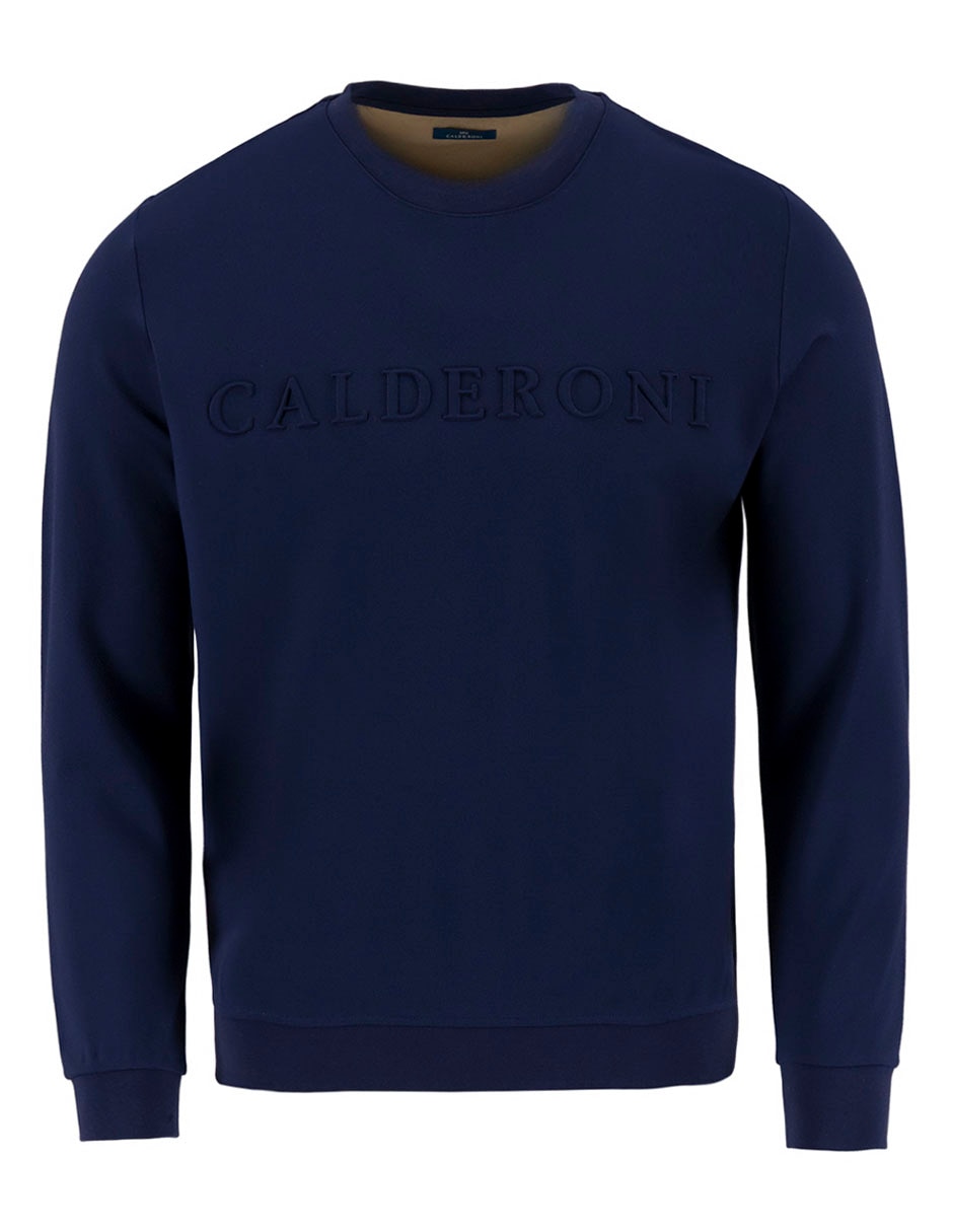 Suéter Calderoni cuello redondo para hombre