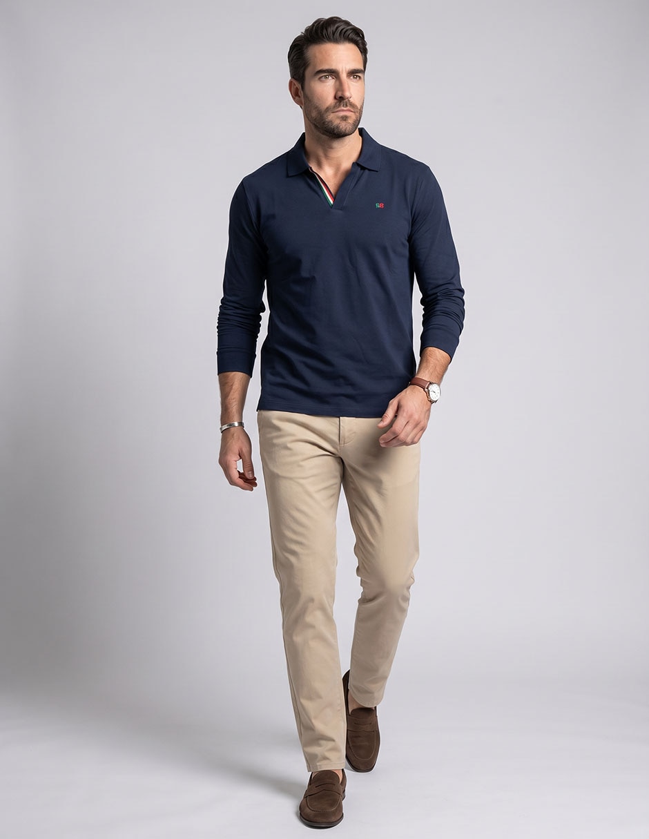 Playera tipo polo para hombre