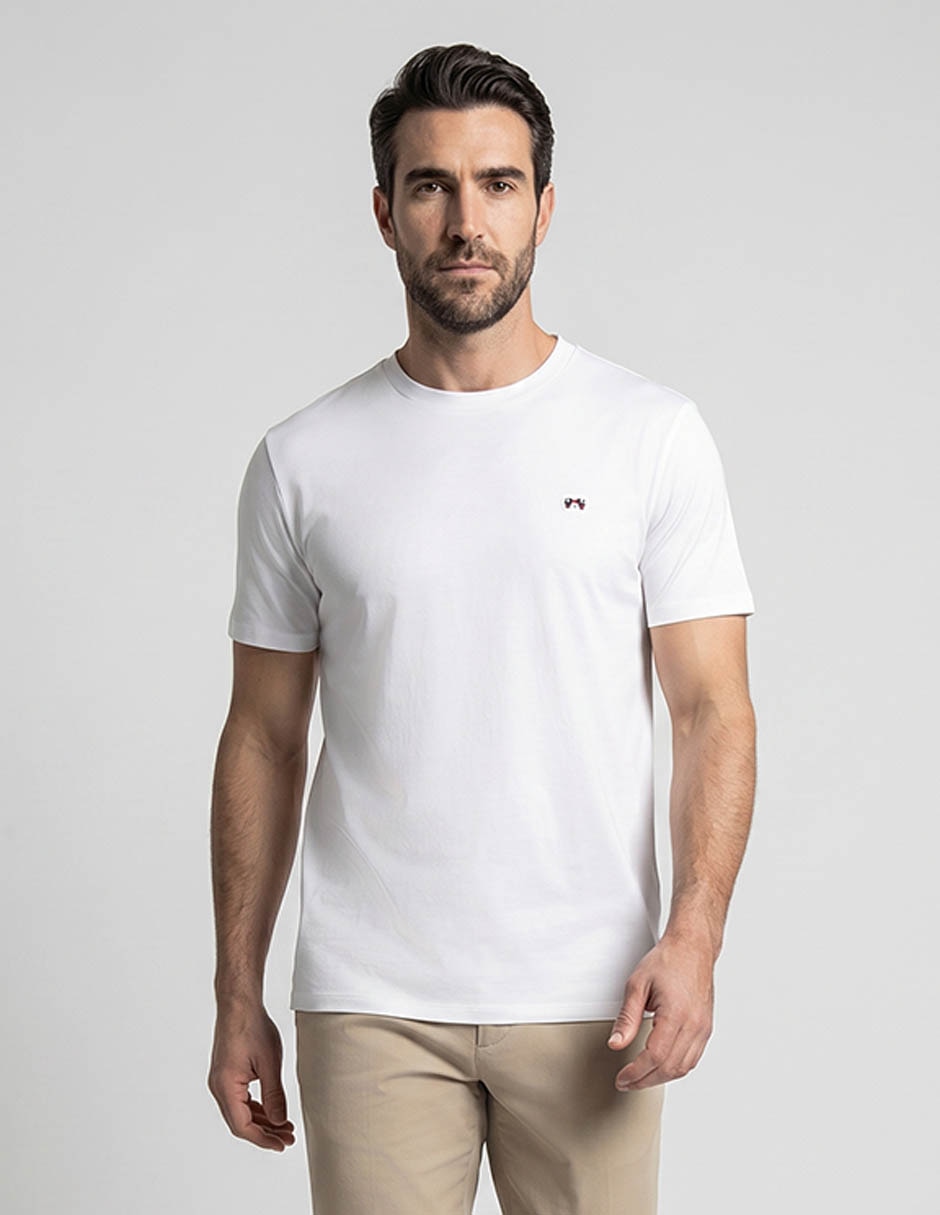 Playera otoño invier26 cuello redondo para hombre