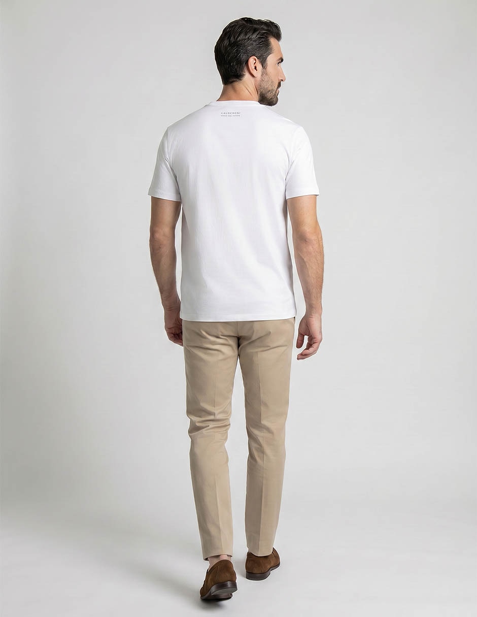 Playera calderoni otoño invier26 cuello redondo para hombre