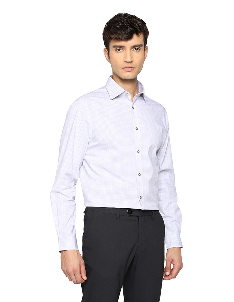 Camisa de vestir de algodón manga larga para hombre Camisa de vestir de algodón manga larga para hombre