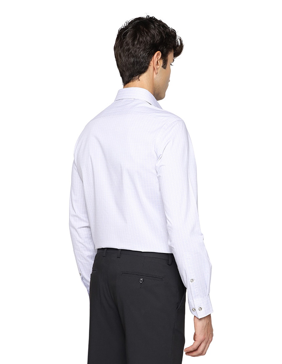 Camisa de vestir de algodón manga larga para hombre 4
