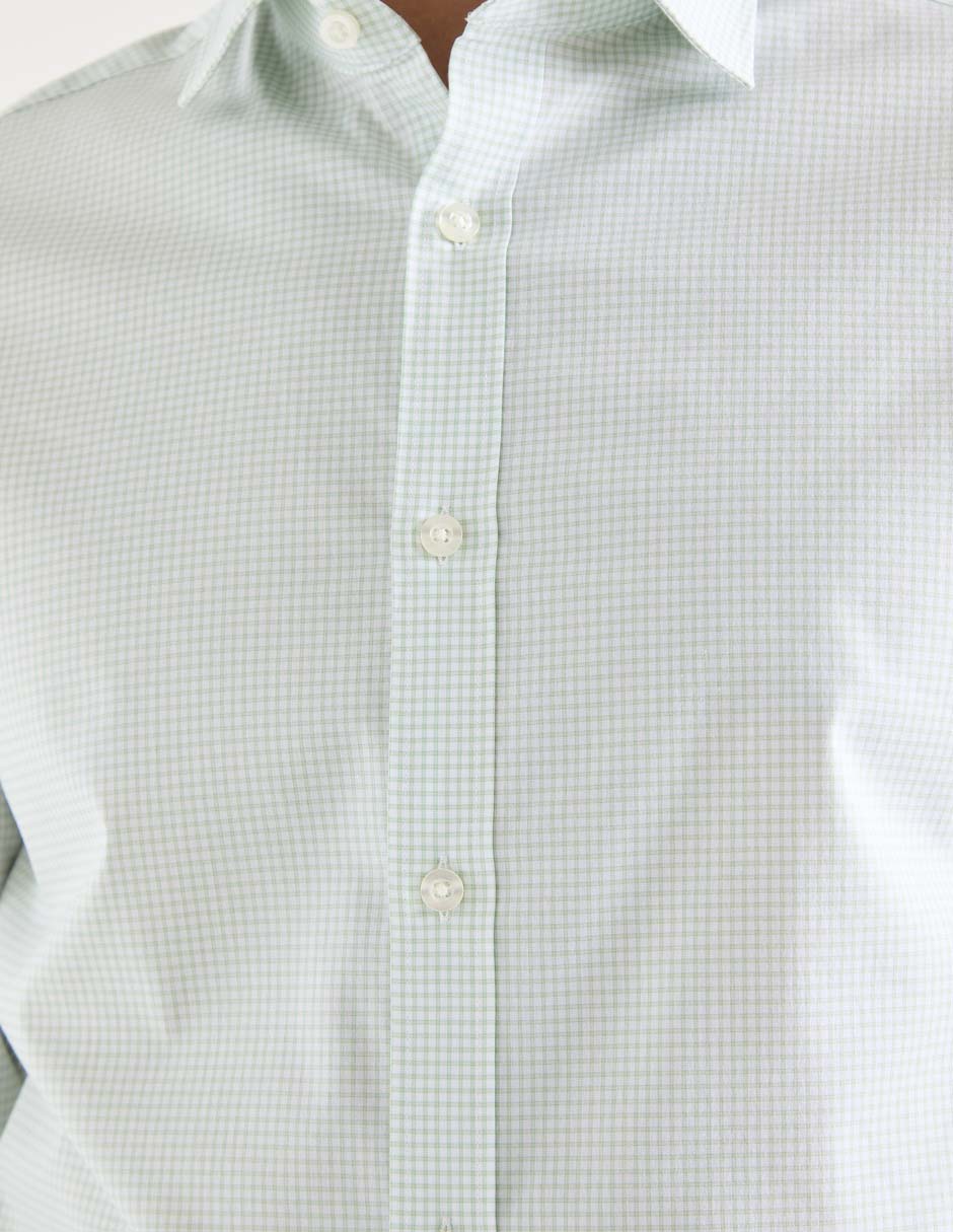 Camisa casual michael kors de algodón manga larga para hombre