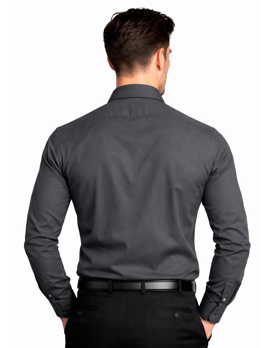 Camisa casual manga larga para hombre