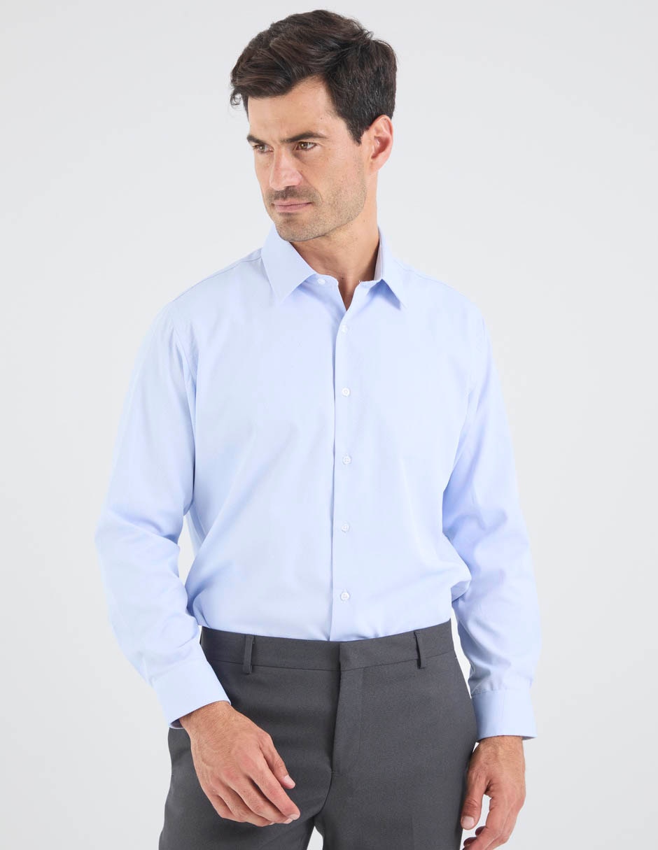 Camisa de vestir manga larga para hombre 10