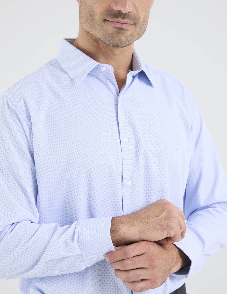 Camisa de vestir manga larga para hombre 4