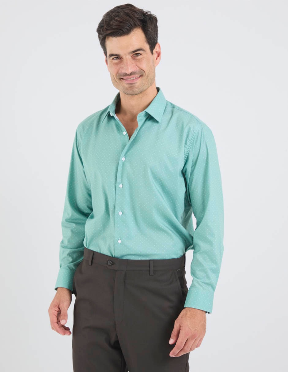 Camisa de vestir manga larga para hombre Camisa de vestir manga larga para hombre