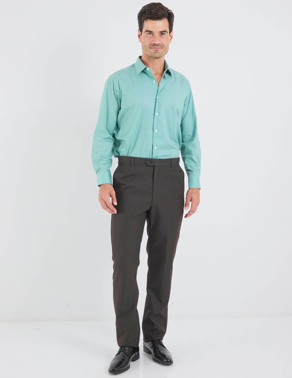 Camisa de vestir manga larga para hombre 4