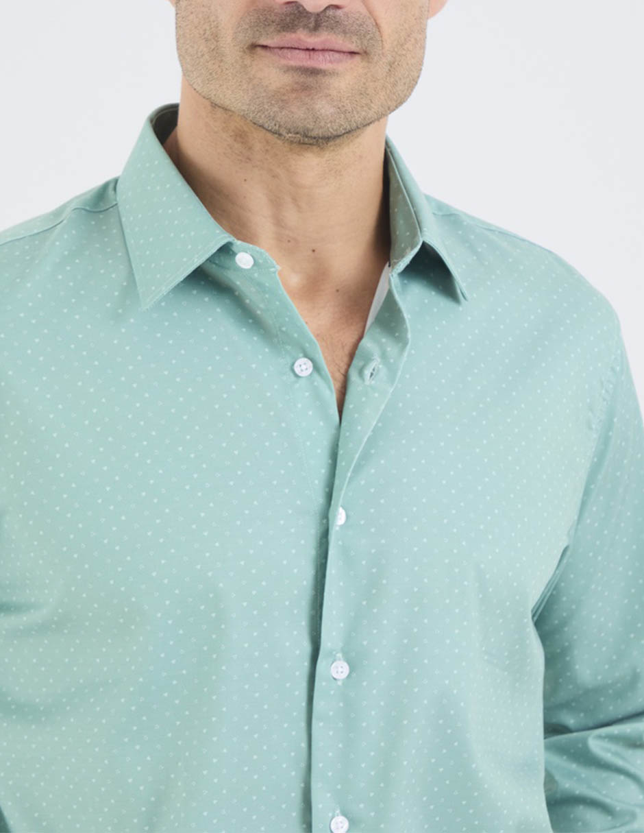 Camisa de vestir manga larga para hombre 3