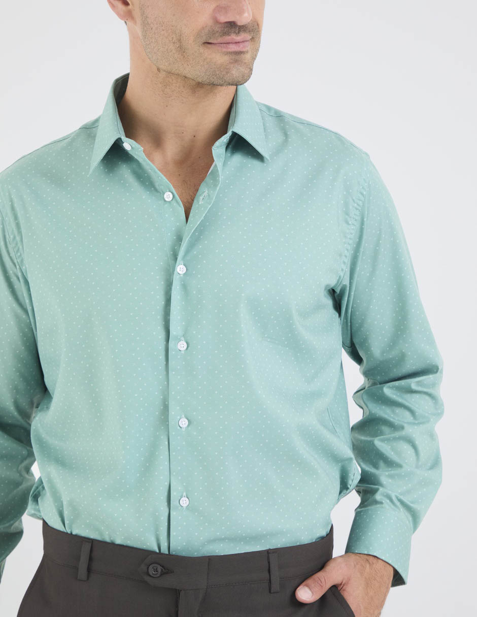 Camisa de vestir manga larga para hombre 2
