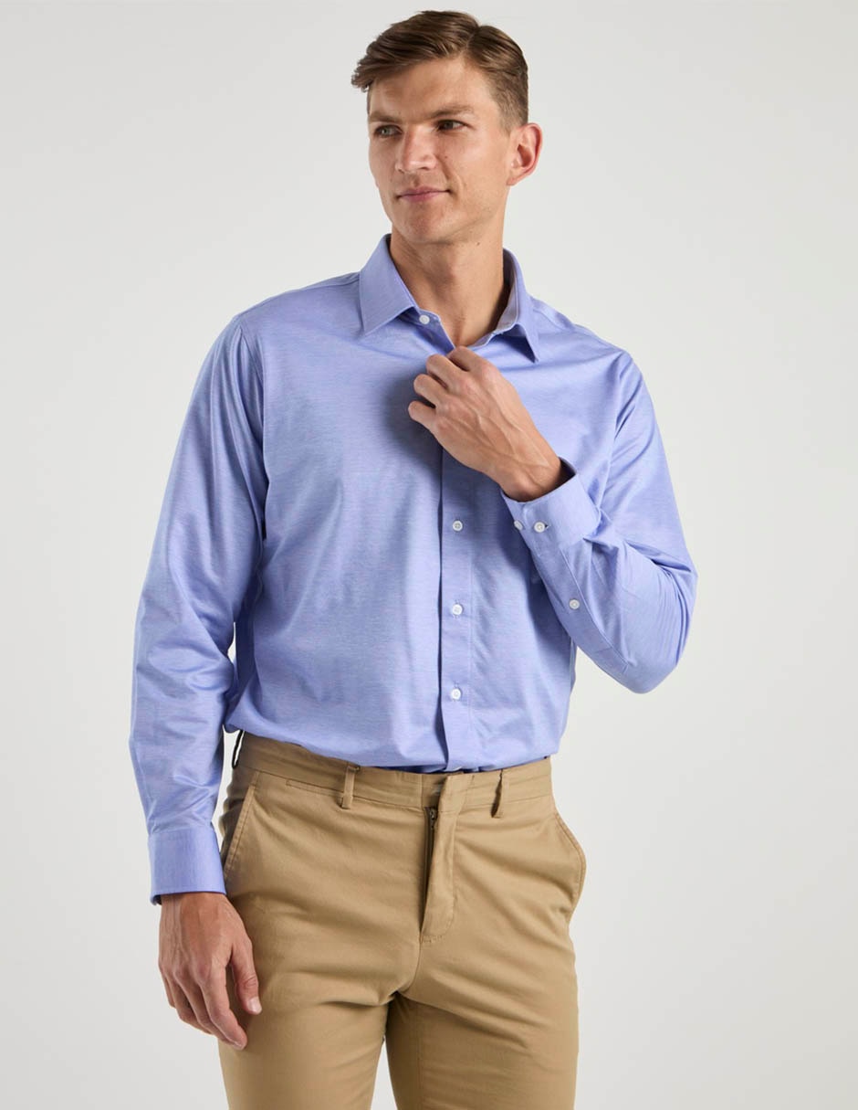Camisa de vestir manga larga para hombre Camisa de vestir manga larga para hombre
