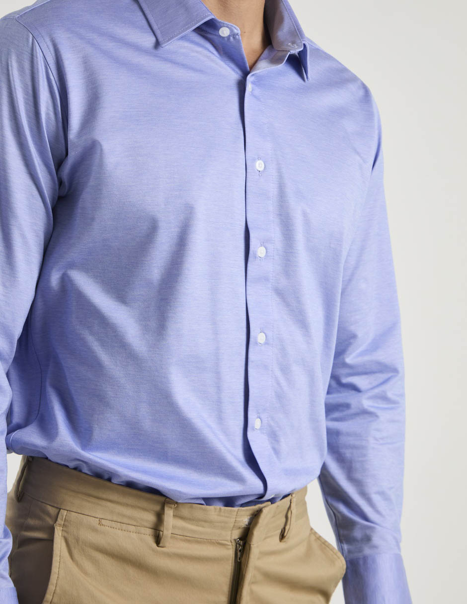 Camisa de vestir manga larga para hombre 7
