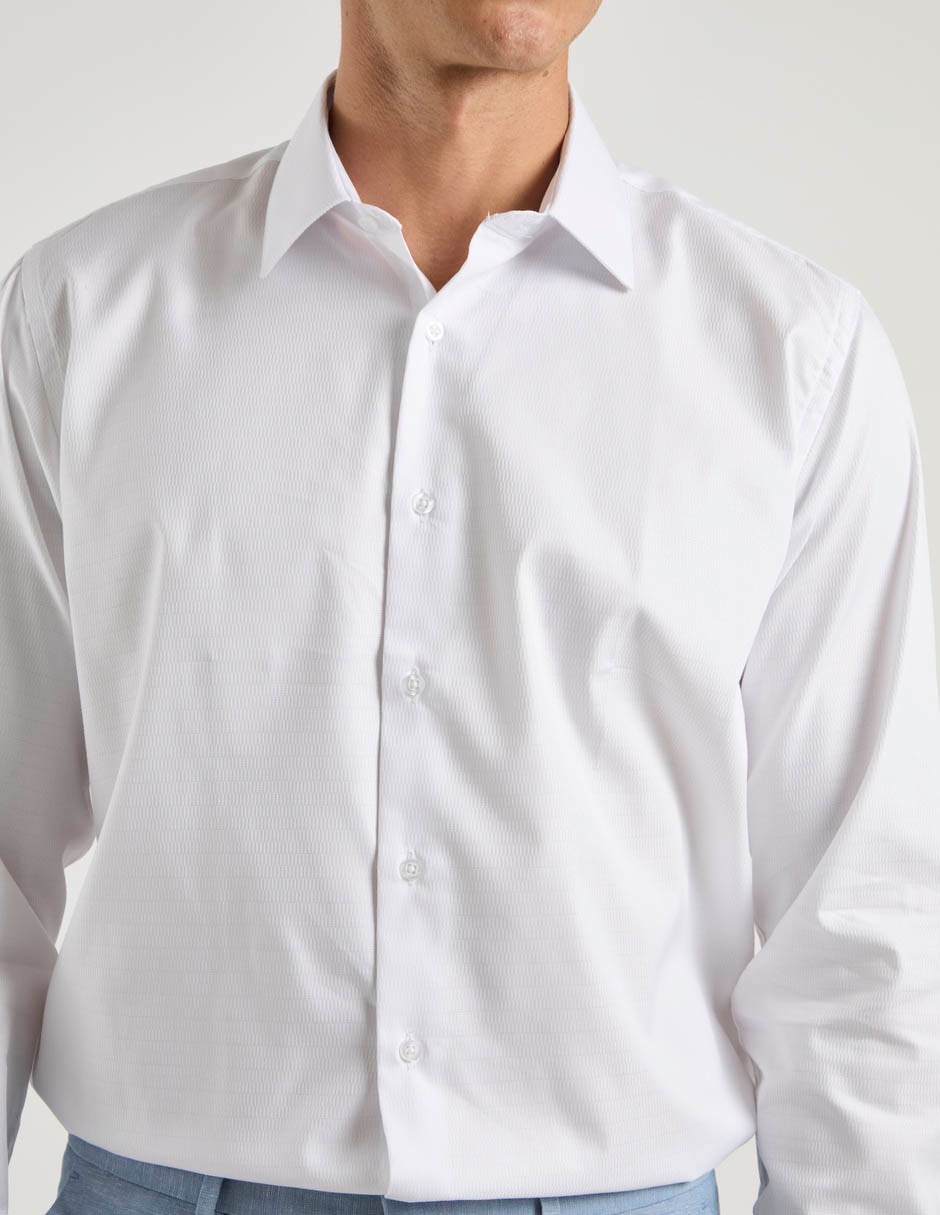 Camisa de vestir manga larga para hombre 4