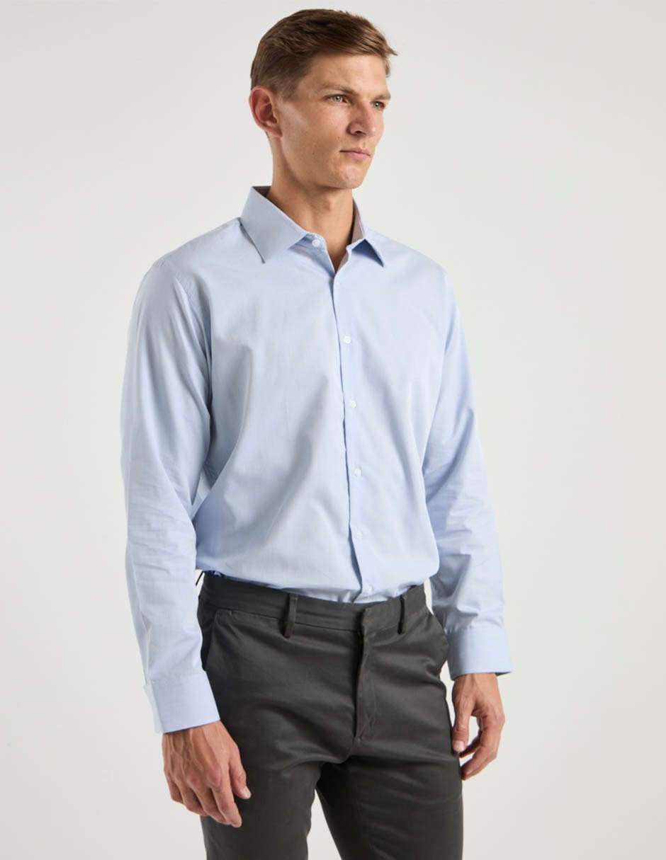 Camisa de vestir manga larga para hombre 4