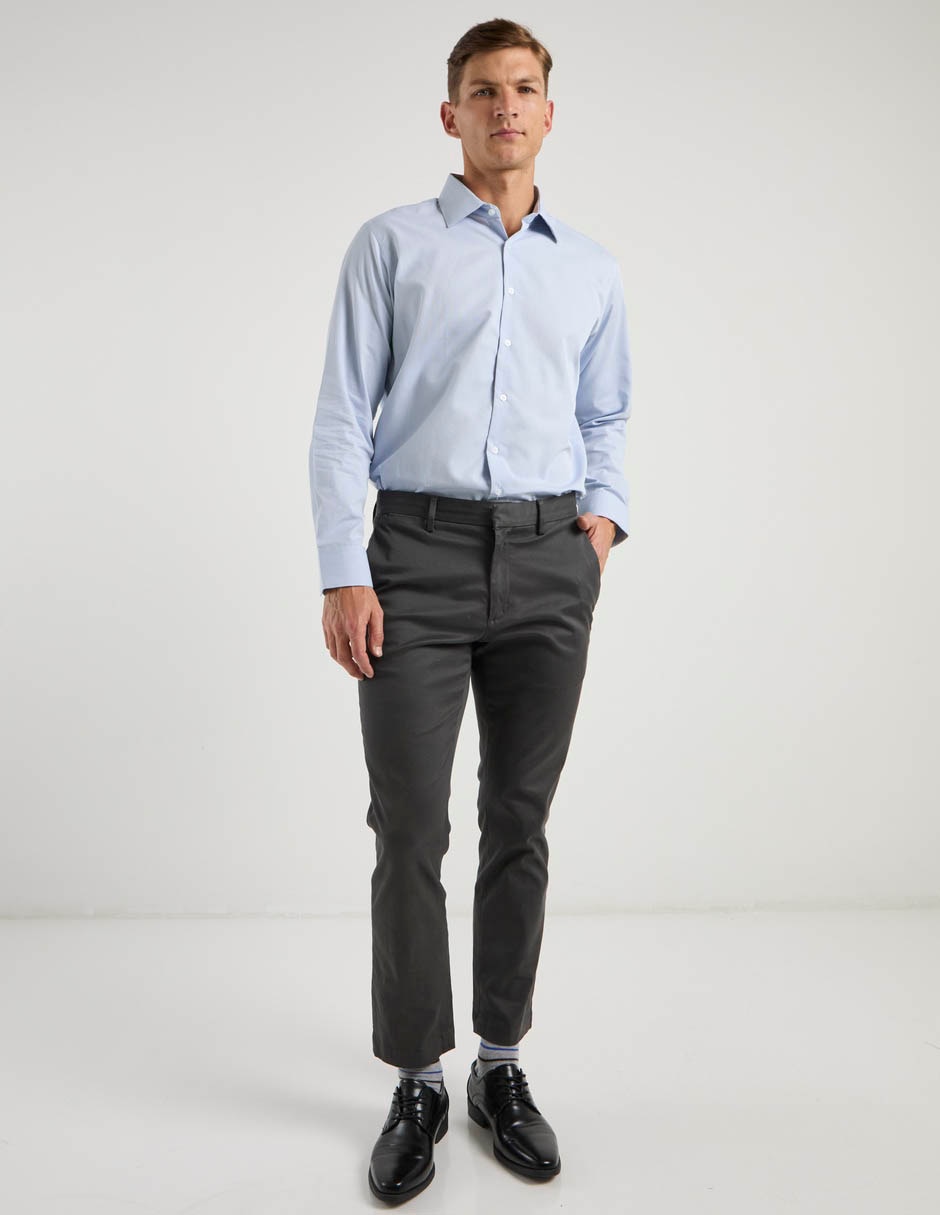 Camisa de vestir manga larga para hombre 6