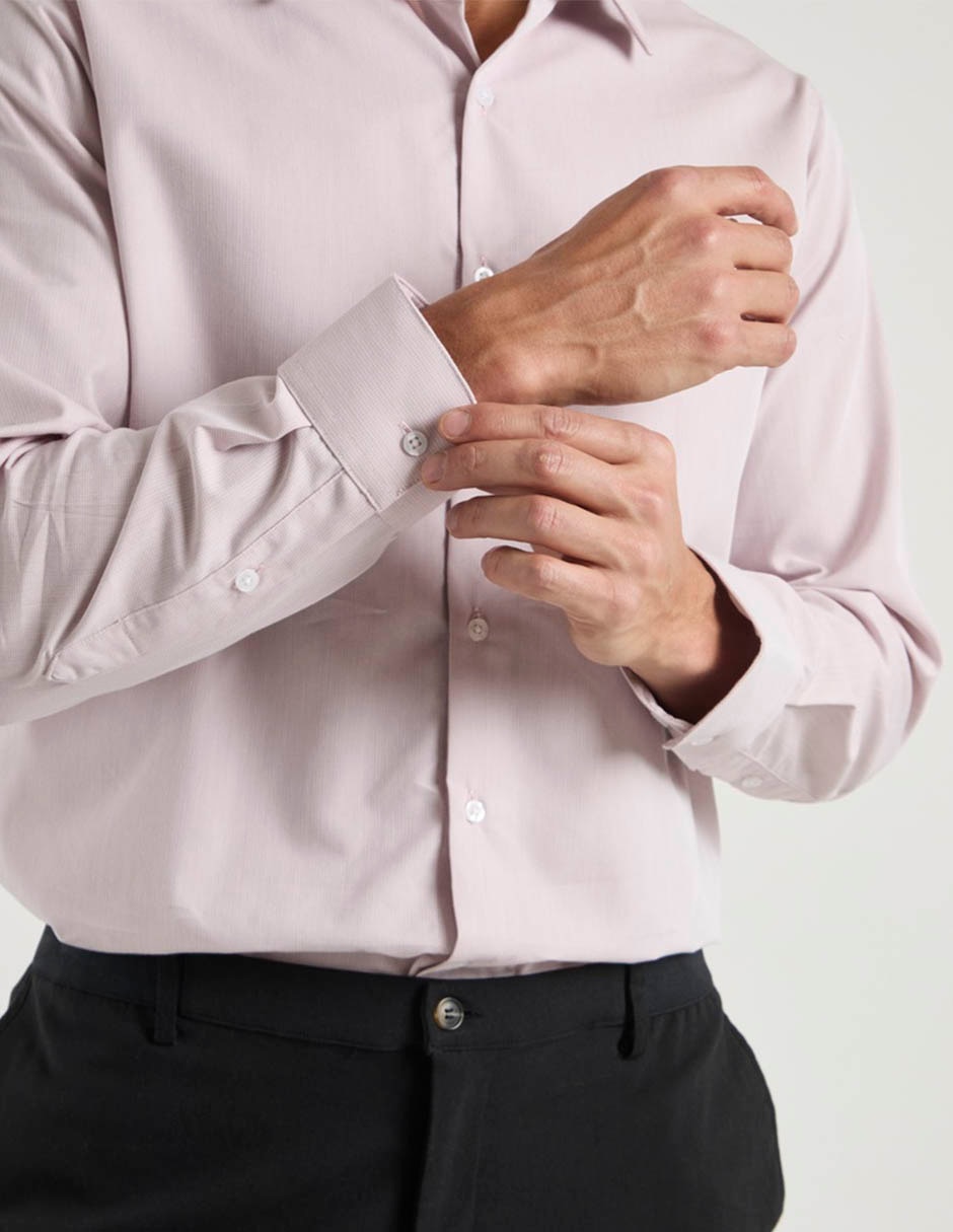 Camisa de vestir manga larga para hombre 6