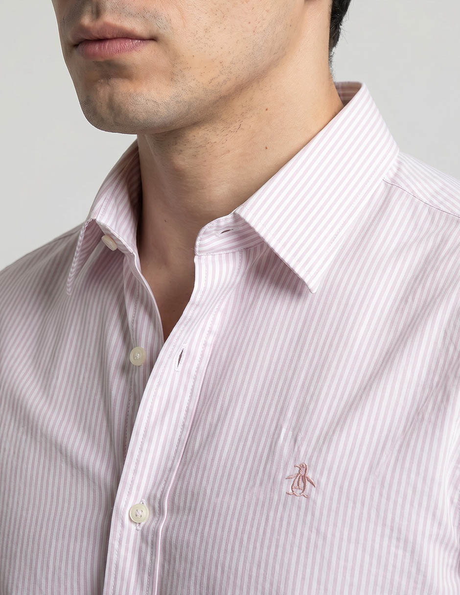 "camisa/sobrecamisa" formal original penguin "de" (si aplica) bambú "manga" larga "para hombre"