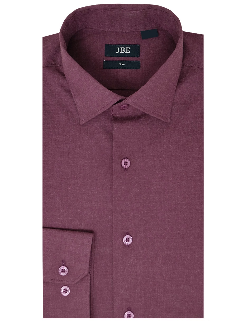 Camisa formal manga larga para hombre
