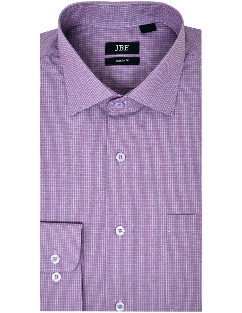 Camisa formal manga larga para hombre