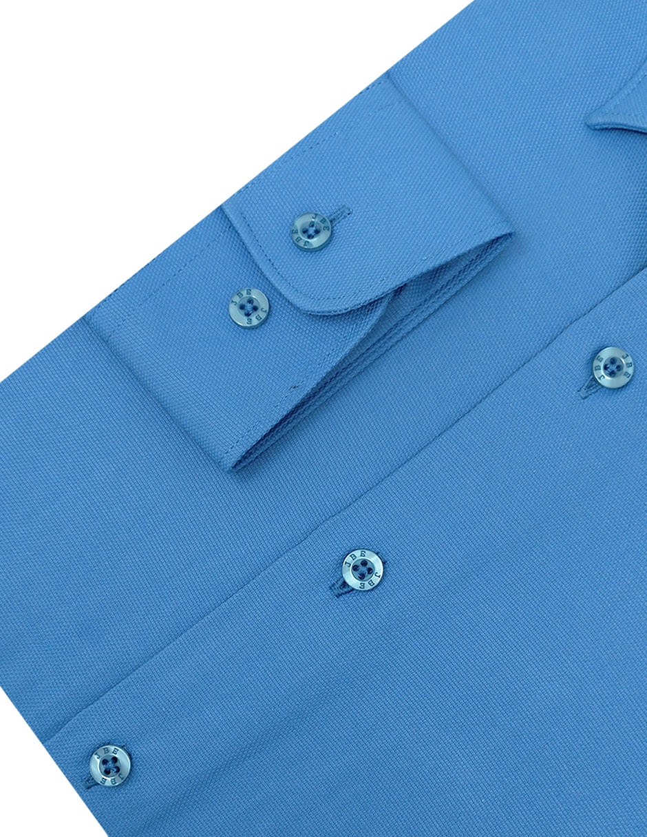 Camisa formal y algodón manga larga para hombre 4