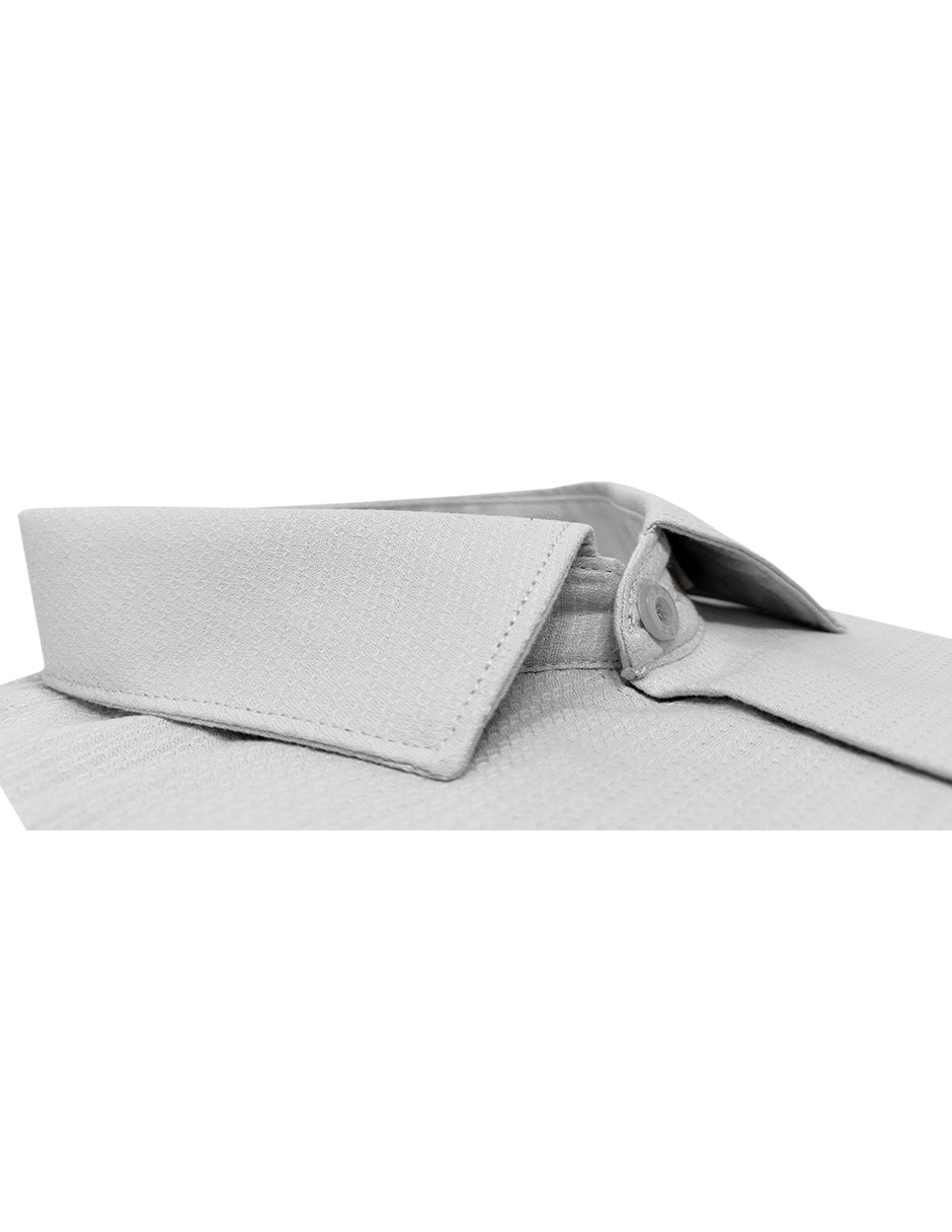 Camisa formal de algodón manga larga para hombre 2